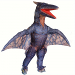 1 tk, ainulaadne t&auml;ispuhutav dinosauruse kost&uuml;&uuml;m, t&auml;iskasvanutele m&otilde;eldud Halloweeni Cosplay peokaunistused