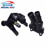 Termostaadi korpus ja jahutusvedeliku &auml;&auml;rikukomplekt Ford Fiesta B-Max C-Max Focus Fusion Mondeo 1.4 1.6 P7M5G8K556AC 2S6G9K478BD jaoks