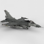 MOC ehitusklotsid F-16C Block 50 Fighting Falcon lennukimudel Transpordikogu N&auml;itus Loovad m&auml;nguasjad Kingitused 1801 tk PDF Guide by Email