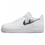 Nike Air Force 1 '07 Low Multi Swoosh - Valge Must - FN7807-100 EU 36 valge