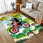 V&auml;ikese muti pildiga koomiksivaip elutuppa, magamistuppa, diivanile, uksemati kaunistuseks, diivanilaua piirkonda, libisemiskindel p&otilde;randamatt kingituseks 60*90cm