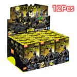 1/12tk Blokees DC Kangelane Batman Ehitusklotside &otilde;mblusm&auml;nguasi Batman Batmobile tegevuskuju Kollektsioneeritav Laps J&otilde;ulukink yellow