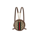 Gucci Ophidia Logo triip Web T&otilde;mblukk L&otilde;uend ja nahk &Uuml;mmargune kott Seljakott Mini Naiste seljakott Eebenipruun 598661-96IWG-8745 Basic Set (Bag+Dust Bag)