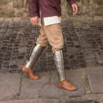 Fantaasiakaitsep&otilde;lved Poleeritud Terasest Jalasoomus Keskaegsed S&auml;&auml;rekaitsed Meestele T&auml;iuslik Cosplay, LARP ja Renessansifestivalideks