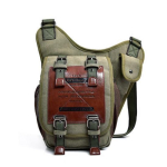 Retro nahast s&otilde;jav&auml;e vintage Messenger meeste &otilde;lakotid Crossbody Travel Pocuh Man Bolsa kott armee roheline v&auml;rv