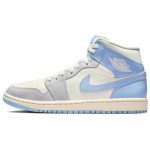 Jordan Air Jordan 1 Mid top Vintage Basketball Shoes Women's Mind Blue BQ6472-402 38.5