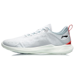 Li Ning Comfortable Cushioning Slip Resistant Abrasion Resistant Lightweight Low top Running Shoes Men's ARBR001-1 42 white