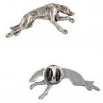Greyhound, English Greyhound - Dog brooch in a gift box, elegant pin, lapel pin for Art-Dog brand jacket