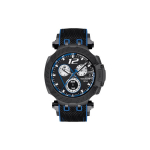 TISSOT Race Collection Kvartsmehhanismiga Meeste K&auml;ekell Kell 47,6 mm Must sihver Kummist korpus Kummist rihm T115.417.37.057.03 Black Dial