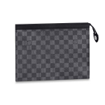 Louis Vuitton Pochette Voyage MM Must Damier Graphite L&otilde;uend Meeste Kotid N41696 Basic Set (Bag+Dust Bag)