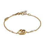 Gucci GG Marmont Topelt G Logo Klassikaline Tepitud L&auml;ikiv K&auml;ev&otilde;ru Naiste k&auml;ev&otilde;ru Kuldne 815298I46208078 S,Gold