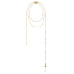 Vivienne Westwood Katki P&auml;rlitega Kaelakee Unisex kaelakee 63010006R118R118 Box,Gold