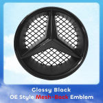 Auto esiv&otilde;re embleem T&auml;he m&auml;rk 3D Peegel OE stiil Tasane pind Mercedes Benz W245 W204 X204 B180 B200 B250 C280 C300 C350 jaoks