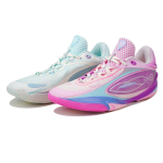 Li Ning Wade 808 5 ULTRA Low top Basketball Shoes Men's Blue Pink Mismatched ABAV015-4(Team-808) 44