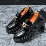 Meeste Vabaaja Mokassiinid &Auml;ri Nahast Kingad mees Moodsad Mokassiinid Mehed Briti Stiilis klubi peo Kingad Meeste Libisevad V&auml;litingimustes Lamedad Kingad 6.5 must