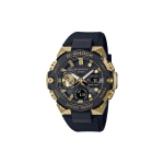 Casio 200 meetrit veekindel kvartsliikumisega kummirihmaga k&auml;ekell musta sihverplaadiga Meeste kellad GST-B400GB-1A9JF Black