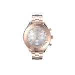 Swarovski Octea Lux Sportkell Kvartsliikumine Metallrihm H&otilde;bedane sihver Naiste kellad Roosakuld 5612194 Silver Dial white