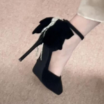 Naiste kitsad kontsaga kingad S&uuml;gis Uus Terava ninaga Madala suuga Suede libliks&otilde;lmega Libisemisvastased Kulumiskindlad K&otilde;rged kontsad 34