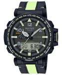 Casio Pro Trek Meeste Roostevabast Terasest 100M Veekindel Digitaalne Alarmi Kvartsikell PRG-650YL-3 must