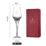 Prantsuse viski kristallklaasid Valguse kiitus Kuningas P&uuml;hendatud veini degusteerimisklaas XO konjakiviski Copita Nosing Goblet Snifter 100ml gray