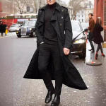 Meeste Suur Suurus Pikk TRENCH-jakk Moodne Vabaaja Jakk XXXL white