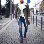 Meeste talvine soe kaelus pehme tuulekindla pehme mantli jaoks M