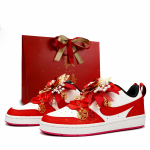 Nike Court Borough Pikaajalise ja vastupidava pehmendusega madalad rulaketsid Naiste Punased DJ0040-100(Team900-) 36