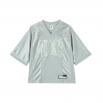 (NAISTE) Nike Sportswear Street &Uuml;lem&otilde;&otilde;duline Graafilise Tr&uuml;kiga T-s&auml;rk Aasia Suurused 'Smoke Grey Barely Volt' Naiste HJ0281-077 L
