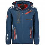 Meeste softshell-jakk Geographical Norway Softshell ROYAUTE DB NAVY RED MEN 068 (WY2001H/GN/Tumesinine / Punane) L tumesinine v&auml;rv