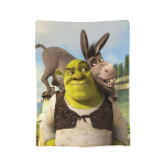 S-Shreki villatekk Eesel Kom&ouml;&ouml;dia Anime Naljakad visketekid Diivanile Voodipesuks Elutoa Tekk, 130x150cm