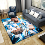 Messi Vaip diivanilaud, elutuba, magamistuba, kodu diivani kaunistus, laste m&auml;ngimiseks libisemiskindel p&otilde;randamatt 70x100cm( 27x39in )