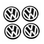 Modifix - 90mm Velje Keskosa Embleem Logo Kleebis Must Vw Golf Passat Cc Polo Scirocco jaoks