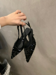 Uued terava otsaga Stiletto k&otilde;rged kontsad Kingad Seksikad h&otilde;bedased litrid Shallow Mouth Single Kings Naiste t&ouml;&ouml;kleit Kingad K&otilde;rge kontsaga pumbad 34 must