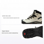 Salomon Quest 3 4D GORE-TEX Bleached Sand Black Unisex Tossud Cream Vanilla-Ice L47305900 40⅔