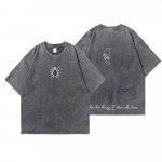 Anime Vintage pesuga T-s&auml;rgid Meestele Griffithi tr&uuml;kiga pestud T-s&auml;rk Harajuku suuruses puuvillane T-s&auml;rk Puuvillane t&auml;navar&otilde;ivastus Unisex top S