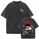 Pestud Vintage Rapper Bad Bunny Un Verano Sin Ti DeBi TiRAR MaS FOToS DTMF Maailmatuur 2026 T-s&auml;rk Meeste Mood Hip Hop T-s&auml;rgid 2XL