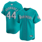 Tikand Seattle Mariners Seattle Mariners Nr. 44 Rooriguez Meeste Jersey Pesapalli &Uuml;htne Komplekt M, 85KG roheline