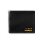 Gucci kuldne logo sile nahast rahakott must meeste rahakotid 547585-0YA0G-1000 Basic Set (Bag+Dust Bag)