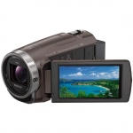 Sony Handycam Video 30x optiline 64 GB sisemine pronks TI [Uuendatud] Kaamera, Suum, M&auml;lu, Pruun, HDR-CX680 (Renoveeritud)