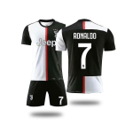 Juventus 2019/20 Kodu Ronaldo nr 7 Jalgpallis&auml;rgi komplektid lastele t&auml;iskasvanutele 100