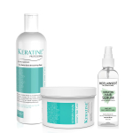 Keratin Professional Keratiini J&auml;relhooldus&scaron;ampoon ja palsam | Sulfaadi- ja parabeenivaba | Keratiiniga t&ouml;&ouml;deldud juustele | Silendab, Parandab & Lisab white
