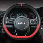 Autode roolikatte kate 38cm 15 Nahast Kia Sportage Sid Rio 3 Soul Sportage Ceed Sorento Cerato K2 K3 K4 K5 KX3 KX5 2022 jaoks ljcmw22 gray