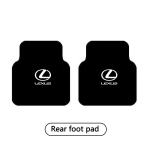 Autop&otilde;himatt, Eesmised ja tagumised auto vaipkattega p&otilde;himatid Lexus RX330 IS250 Ct200h ES300h RX350 IS300h NX300h UX GX470 LX570 PA3 jaoks black