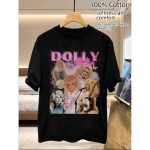 Dolly Partoni Retro Country Muusika T-s&auml;rk Klassikalise Mustri ja BIOLOGY Logoga. Mugav unisex l&uuml;hikeste varrukatega T-s&auml;rk (suurused S-3XL). Masin S must