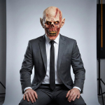 T&auml;iskasvanute Hirmutav Realistlik Zombi Mask T&auml;ispea Lateksist Surnud K&auml;ija Veriste Paljastatud Hammaste Ja Armidega &Otilde;udusrekvisiidiks white