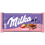 Milka piima&scaron;okolaad maasikamaitselise t&auml;idisega 100 g
