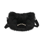 Originaal Fuggler Crossbody kott Pl&uuml;&uuml;sist m&auml;nguasjad LORD LONG EARS &Auml;Rritatud V&Otilde;&Otilde;RAS OOGAH BOOGAH T&auml;idisloomad NUKUD &Otilde;lakott Kingitused black