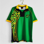 Jamaica rahvuskoondis Retro 1998 Jalgpallis&auml;rk Mehed Naised L&uuml;hikeste varrukatega Jalgpallis&auml;rk Streetwear Hip Hop stiil XXL