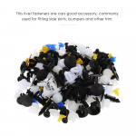 Auto kere plastikust surutihvtiga neeti kinnitusdetailide vormimisklambrite komplekt 50 pcs