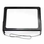 Hiiglaslik suur k&auml;ed-vabad suurendusklaas koos kerge LED-luupiga lugemiseks jne